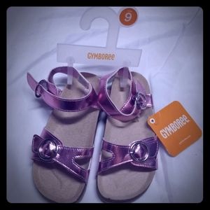 NWT Pink Metallic Sandals 9